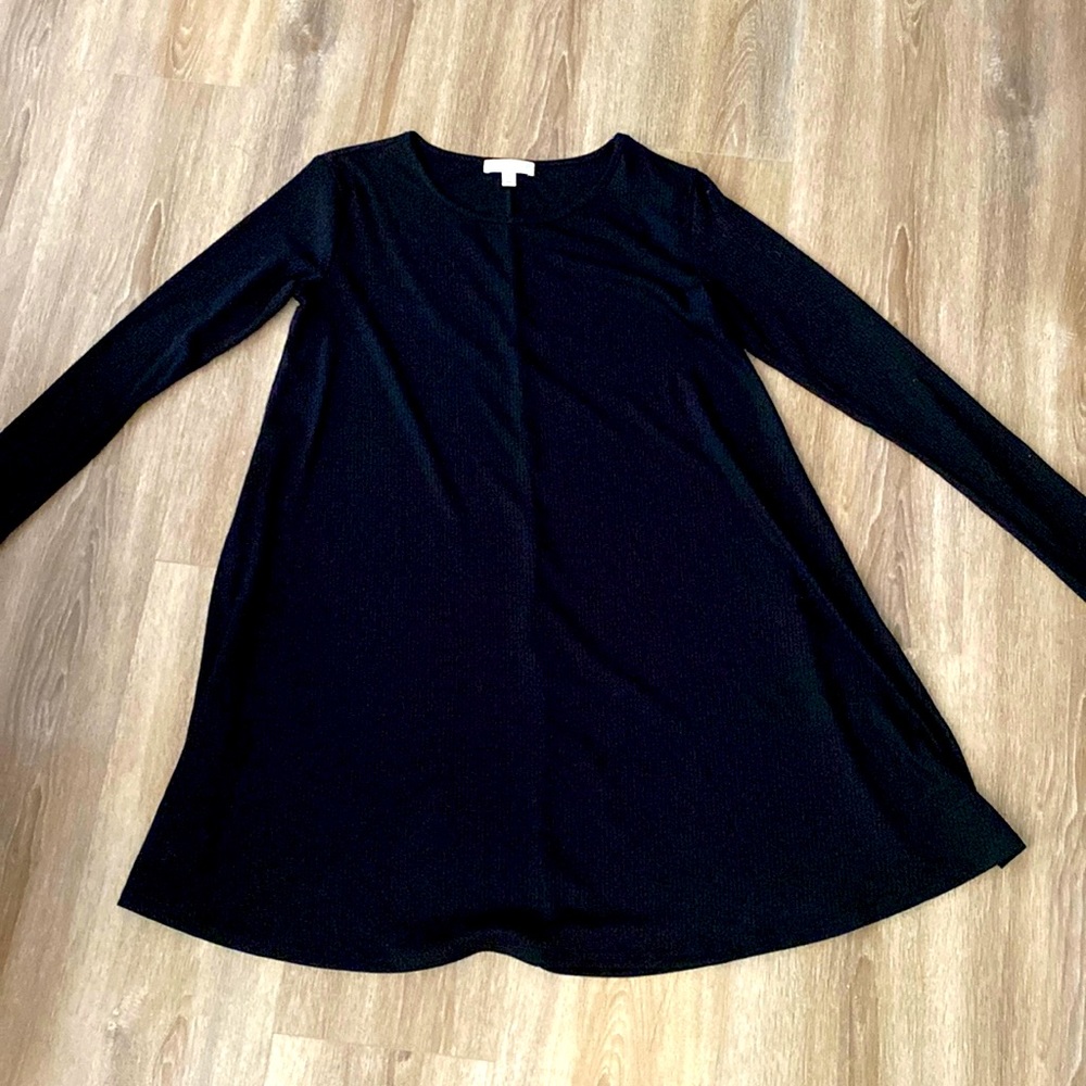 black fall dress